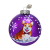 КУ-80-244096 Ёлочная игрушка шар 8 см, декор "Корги", стекло, в подарочной упаковке КУ-80-244096 Ёлочная игрушка шар 8 см, декор "Корги", стекло, в подарочной упаковке