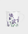 ANLAF-TNGS300625 Кружка 450 мл Ирисы, фарфор F, белая, с золотистым кантом,Giardino