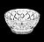 990/61011/0/14100/126-109  Салатник 12,6см, хрусталь, Crystal BOHEMIA, серия "Diamond"