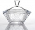 5К806/107313/185 Конфетница с крышкой 18,5см, Crystalite Bohemia, декор Луна 