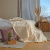 998/0043064 Плед 160*200см La Prima, серия Мех микрофибра страйп, Soft, цвет 1577 Шампань