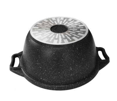 кмти22а Кастрюля 2л индукция, литой алюминий, Kukmara, серия Marble Induction