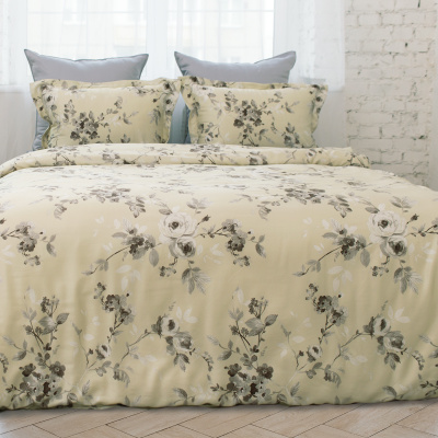 Комплект постельного белья "Евро" NEW Tencel 3062 Алексия