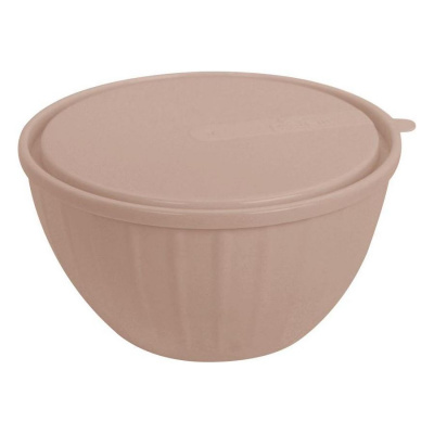 SE186711005 Салатник 2,8л с крышкой, Sugar&Spice, серия  Vanilla, цвет латте, пищевой пластик