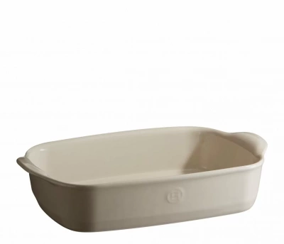 029650 Форма для выпечки и запекания 29*19 см керамическая, Emile Henry, цвет крем