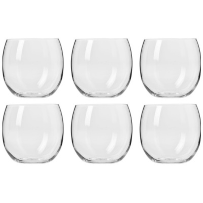 KRO-F686622041019-6 Стаканы низкие 410мл для воды Krosno Гармония 6 штук