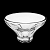 990/65820/44600/255 Салатник 25,5см, Crystal BOHEMIA, серия VICTORIA , хрусталь 