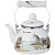 943-061 Чайник AGNESS «FAMILY HOUSE» 1,1л эмалированный со съемным фильтром из нержавеющей стали