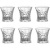 990/21204/05106/200 Стаканы низкие 200мл для виски Molecules хрусталь 6 штук
