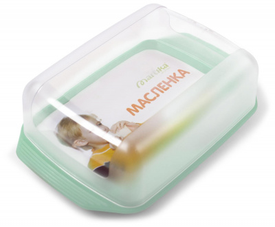 С3К Масленка с прозрачной крышкой, микс, Martika
