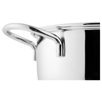 BRZ-266102020/266121020 Кастрюля 3л  индукция, нержавеющая сталь, Barazzonni, серия Bonita